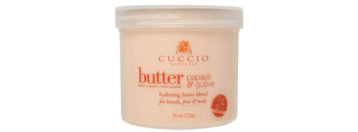 Cuccio Naturale Butter Blend Hydrating Treatment for Hand, Feet & Body Papya & Guava Nector 26 oz. 